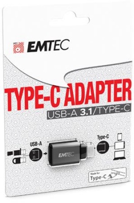 Adaptér, USB 3.1 - USB-C, EMTEC "T600"