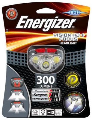 Lampa na hlavu, 3 LED, 3xAAA, ENERGIZER "Headlight Vision HD Focus"