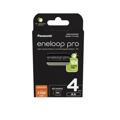 Nabíjacia batéria, AA tužková, 4x2500 mAh Ni-MH, PANASONIC "Eneloop Pro"