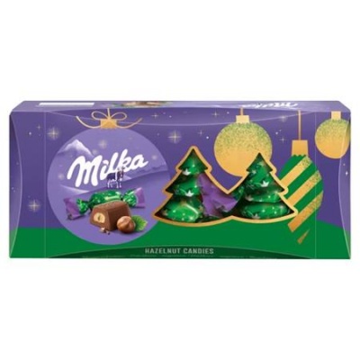 Salónky, 310 g, MILKA, oriešková náplň