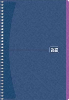 Špirálový zošit, A5, štvorčekový, 80 listov, SHKOLYARYK "Notebook",  mix