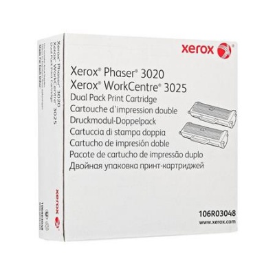 106R03048 toner k tlačiarňam Phaser 3020NI, WC3025NI , XEROX čierna, 2*1,5k