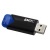 USB kľúč, 32GB, USB 3.2, EMTEC "B110 Click Easy", čierna-modrá